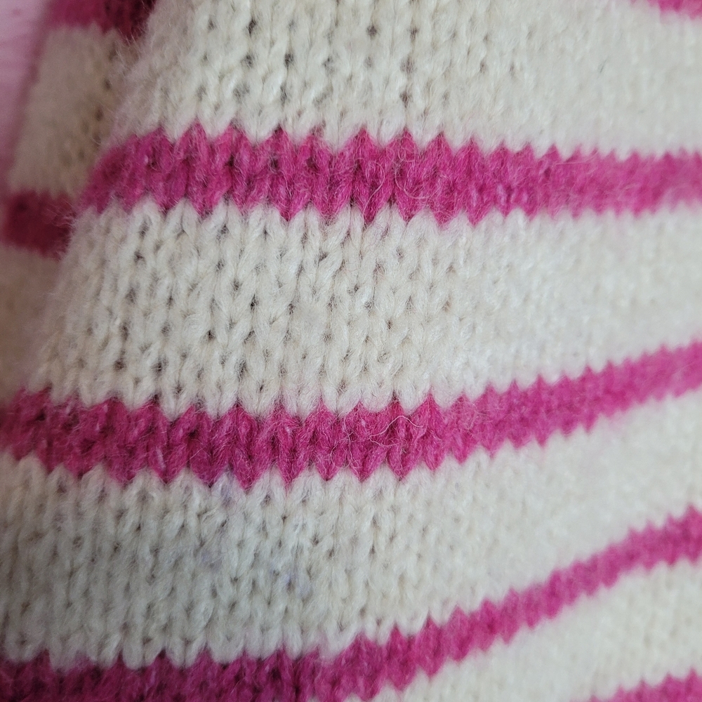 VOYAGEUR BY MERSEA SALT & SEA TURTLENECK SWEATER CREAN MAGENTA SMALL - Picture 7 of 12